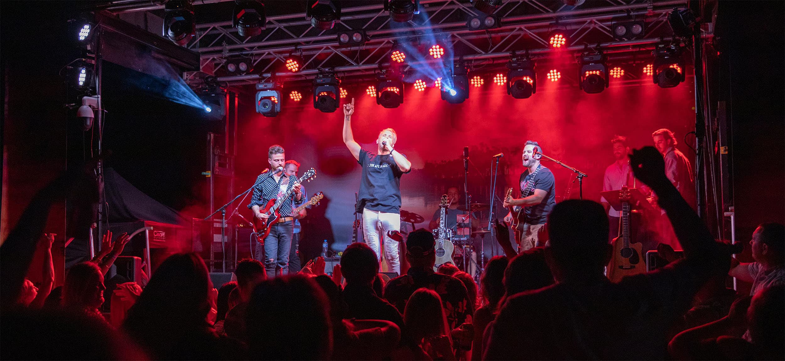 A crowd at a ShowTix event